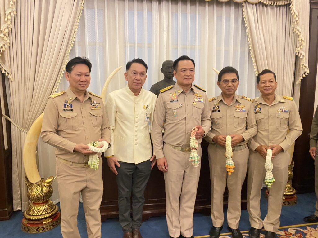 องค์การจัดการน้ำเสียร่วมต้อนรับ รัฐมนตรีว่าการกระทรวงมหาดไทย และรัฐมนตรีช่วยว่าการกระทรวงมหาดไทย เนื่องในโอกาสเข้ารับตำแหน่ง